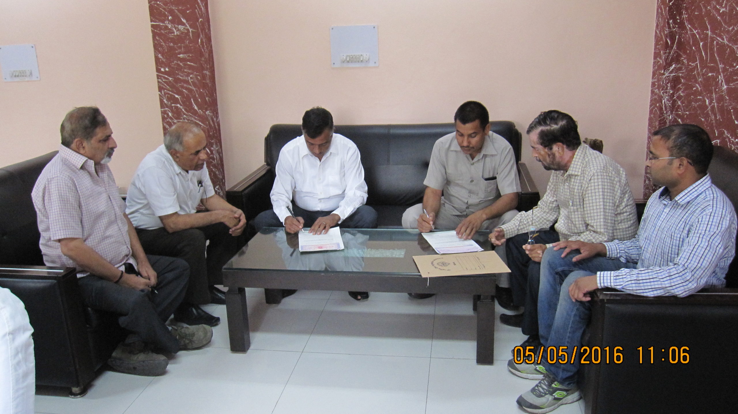 Signing of the commercialization agreement